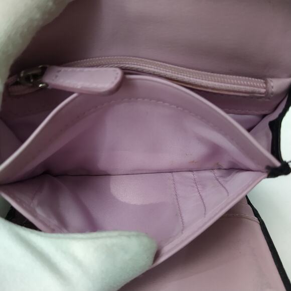 Coach Chelsea Black Leather Credit Card Trifold Wallet - Picture 16 of 16